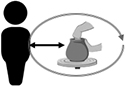The icon shows a human figure with an arrow pointing to a vase being shaped on a potter’s wheel inside an oval arrow loop, representing aesthetic knowledge as knowledge developed through senses and material engagement.