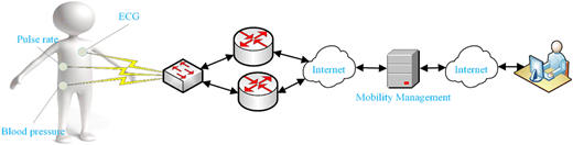 A diagram shows a healthcare pathway system.