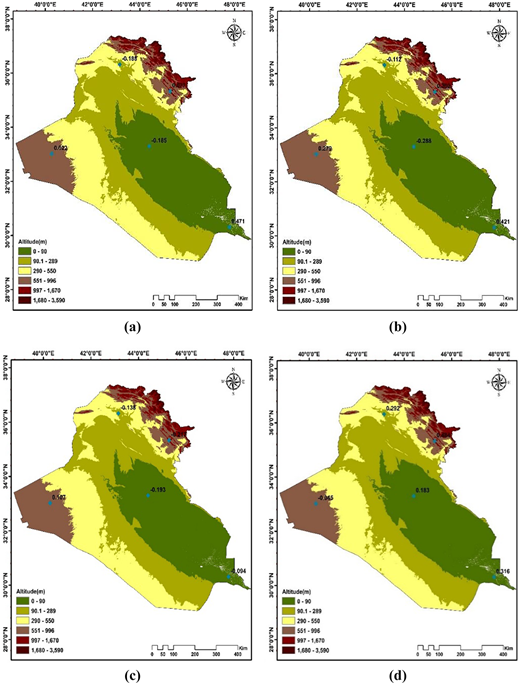 Map 4 Refer to the image caption for details.