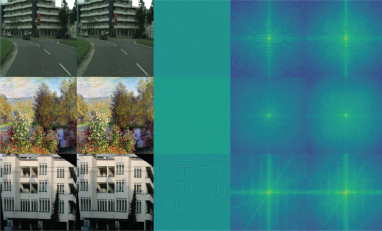 An illustration shows a five-column grid with three rows of images, with each row displaying related visual information across the columns.