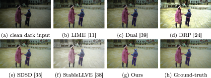 An illustration showing eight images in a two by four grid.