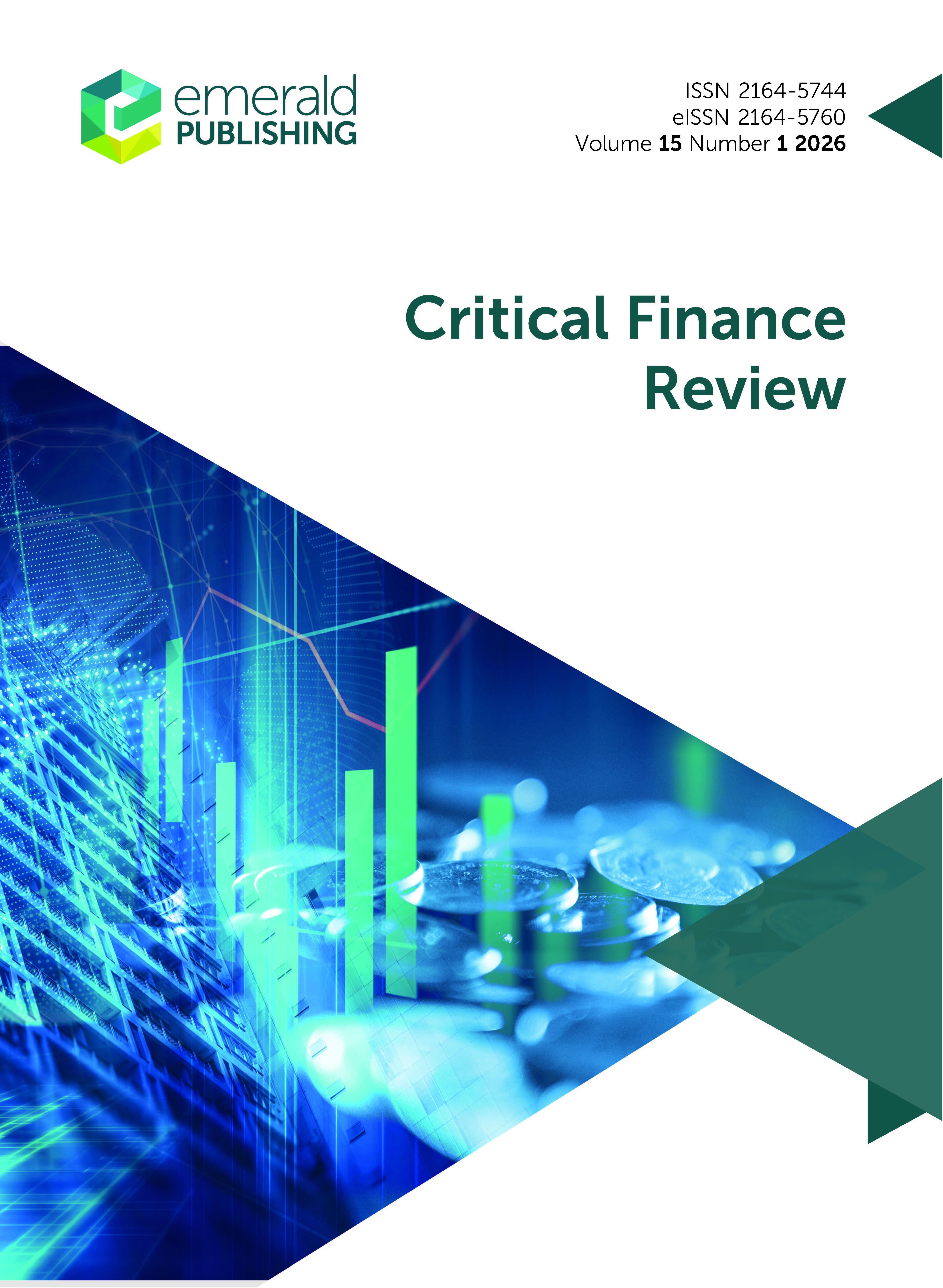 Volume 15 Issue 1 | Critical Finance Review | Emerald Publishing