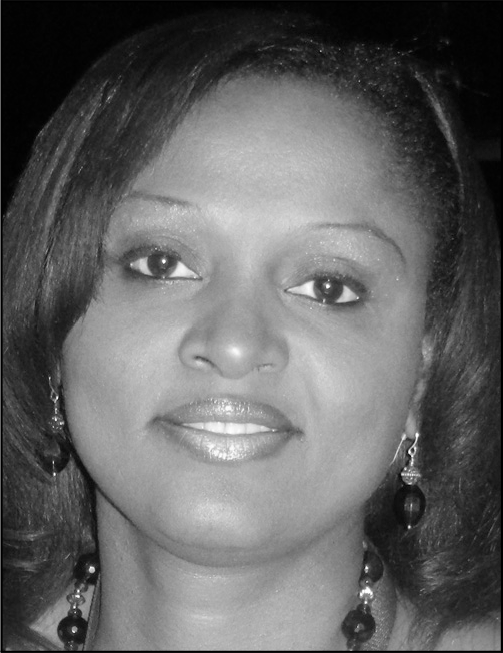 A professional contact card for France Martine Alcena presenting her teaching role and contact details.