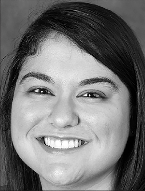 A portrait of Alyssa Albrecht with text listing her role at University of Central Florida, address, and email.