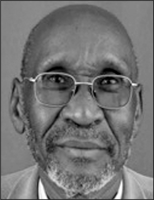 A portrait of Ezra Kiprono Maritim with his name, institution, and contact details below.