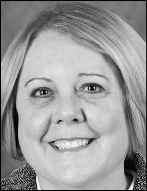 A black and white headshot of a smiling woman with a contact card showing role Assistant Instructional Designer at University of Central Florida.