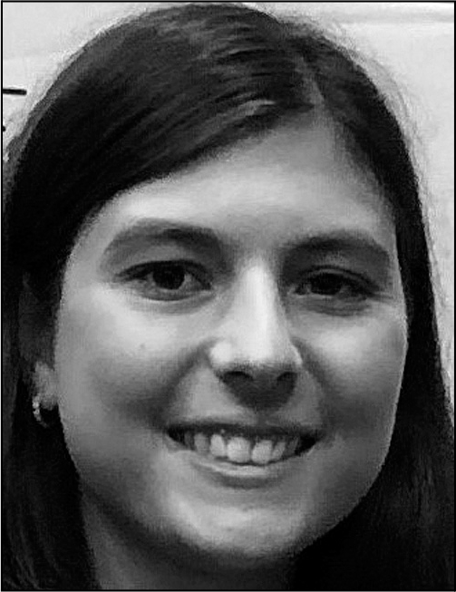 A portrait of Jenna Binasco with contact details for Nova Southeastern University.