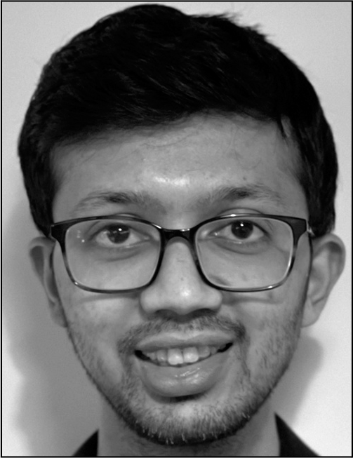 A portrait above the text Aniketh Chavan with address in Brooklyn, New York, a telephone number, and an email contact.