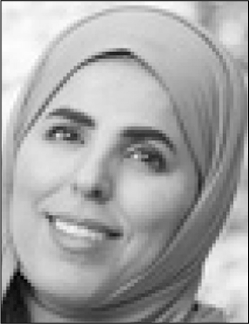 A portrait of Dalal Alfageh.