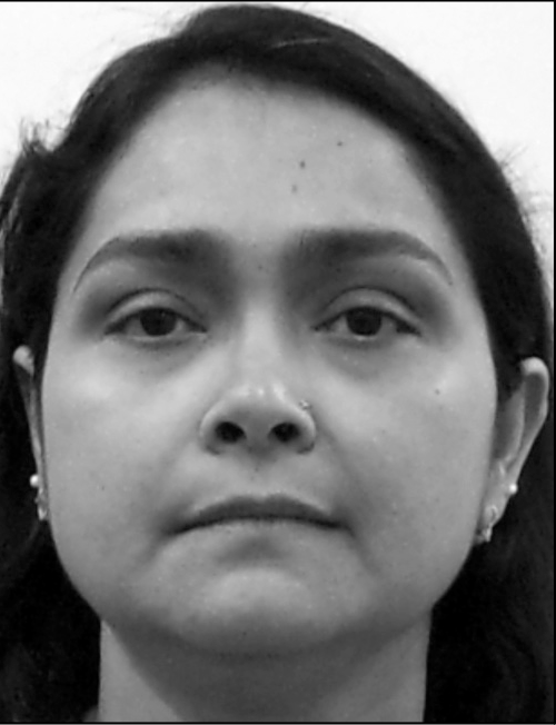 A portrait of Parama Chaudhuri.