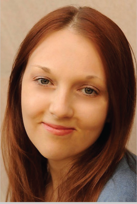 Mary Rice with long light brown hair, smiling, from Albuquerque, NM.