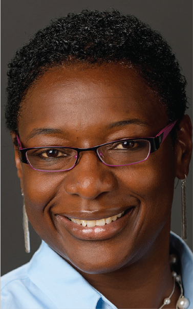 Side-by-side headshot photographs of Keitha-Gail Martin-Kerr from University of Minnesota-Twin Cities.