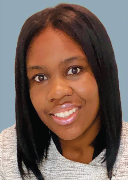 Headshot photograph of Stephanie Smith Budhai smiling, with name, University of Delaware affiliation, and email address below the image.