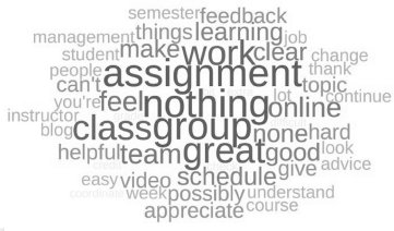 Here is a word cloud of your ideas.