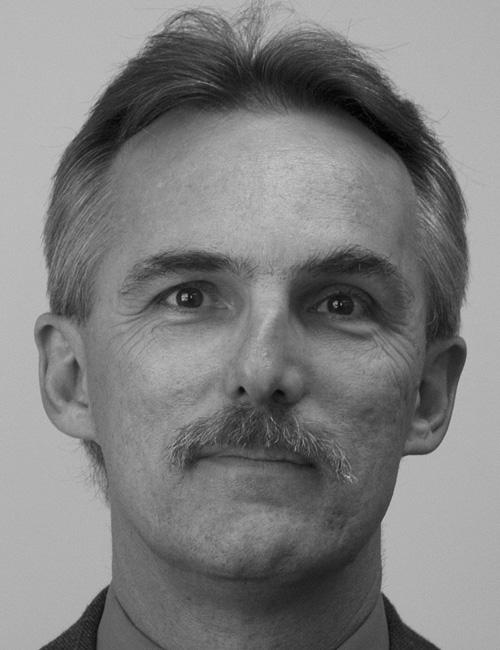 Black and white photo of Tom Rolfes, Education IT Manager at Nebraskas Office of the CIO, with contact info including Lincoln address, phone, and email.