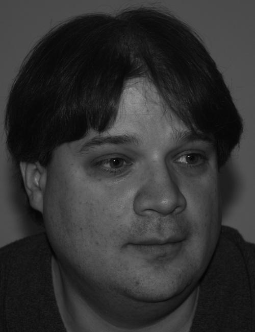 Black and white photo of Chris Policastro with text listing affiliation with Albany College of Pharmacy, address in Albany, NY, phone number, and email contact.