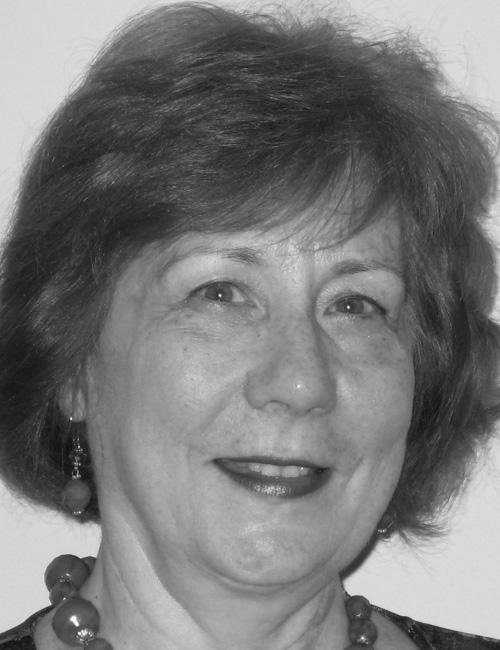 Black and white photo of MaryFriend Shepard, smiling with short hair, alongside text listing her role at Walden University, office address in Thomasville, GA, phone number, and email contact.