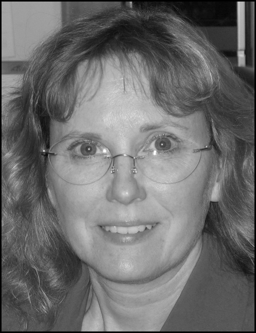 Black and white portrait photo of Cherie Roberts, Department of Early Childhood and Elementary Education, Bloomsburg University of PA.