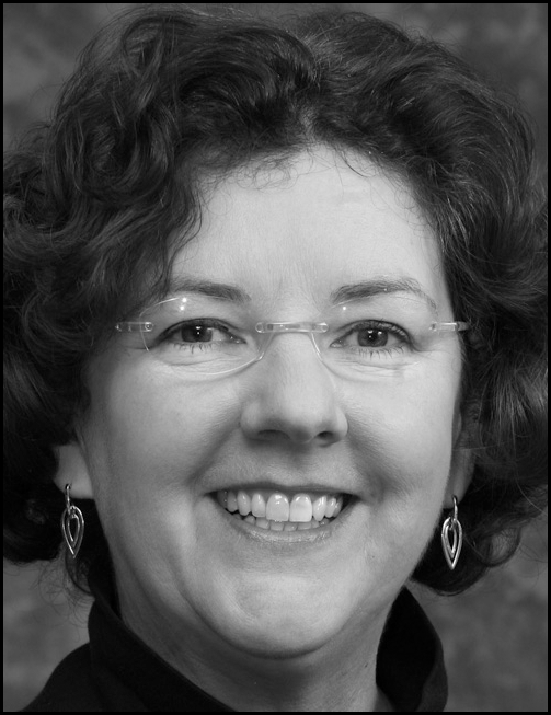 Black and white headshot of Constance E. Wanstreet, Adjunct Assistant Professor, Workforce Development and Education, The Ohio State University.