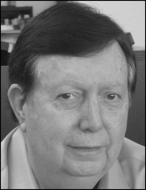 A portrait of a man above text identifying Douglas P. Bomard, Executive Director of the Mesa Distance Learning Program, with his Mesa, A Z address, telephone number, and email inside a bordered rectangle.