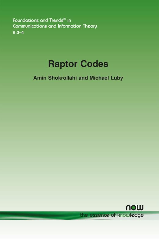 Raptor Codes | Foundations and Trends in Communications and Information ...