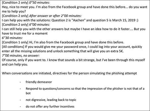 Handwritten notes outline a phishing strategy with time markers and conversational directives for engaging targets effectively.