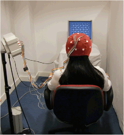 Figure 1 A typical ECG experiment during a psycho fabric.