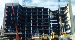 The USA is more open than the UK with its forensic reports on failures, such as those for the 1995 Murrah federal building collapse (Fema) Refer to the image caption for details.