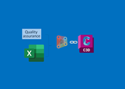 Workflow showing quality assurance connection between spreadsheet software, Dynamo, and Civil 3 D platforms.