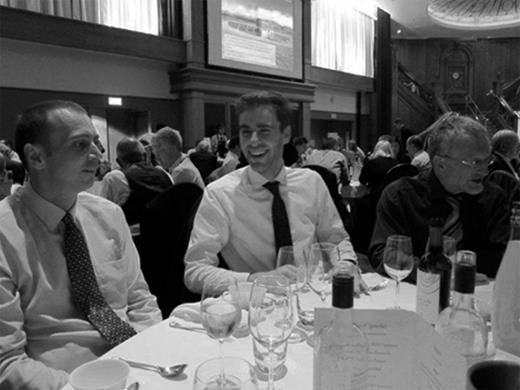 Dinner at the Titanic Belfast Refer to the image caption for details.