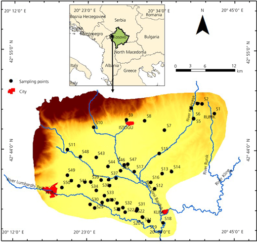 Location of the study area Refer to the image caption for details.