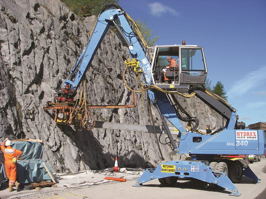 Re-anchoraging of the south face Refer to the image caption for details.
