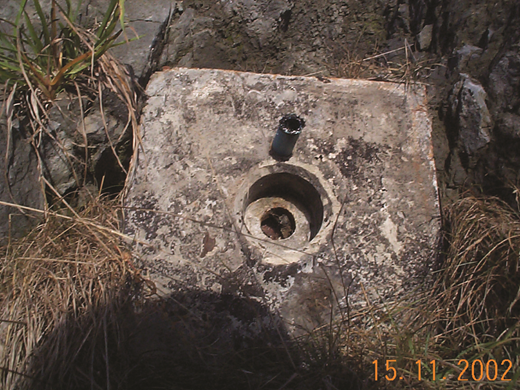 RA2-52 failure location as found in 2002 Refer to the image caption for details.