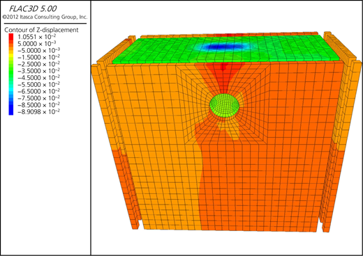 Ground subsidence due to liquefaction Refer to the image caption for details.
