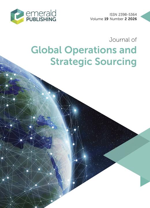 Journal of Global Operations and Strategic Sourcing | Emerald Publishing