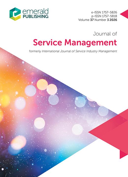 Volume 37 Issue 3 | Journal of Service Management | Emerald Publishing