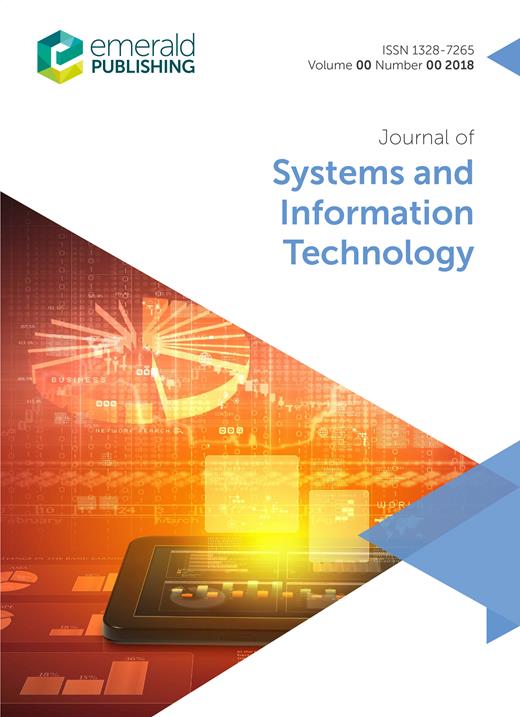 Volume 26 Issue 1 Journal Of Systems And Information Technology Volume 26 issue 1 journal of systems and information technology