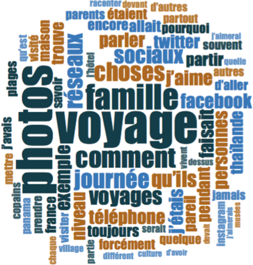 Word cloud from interviews Refer to the image caption for details.
