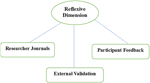 A figure shows the three comprehensive approaches of the Reflexive Dimension.