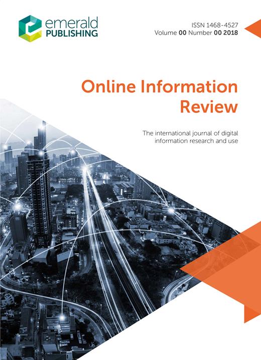 Online Information Review Cover Image for Volume 48, Issue 5