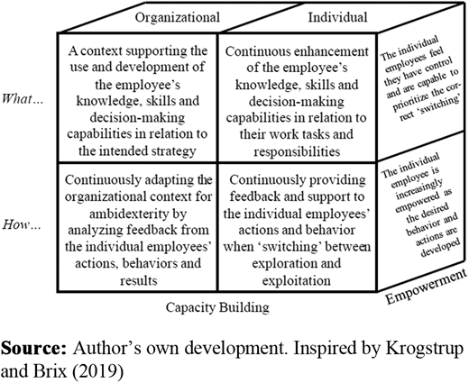 The “innovation capacity building” framework Refer to the image caption for details.